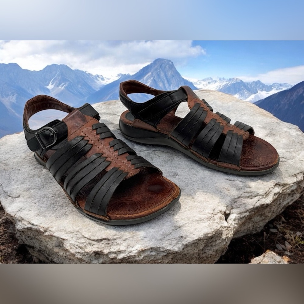 Ariat Leather Woven Convertible Open Toe Sandals Women's Size 9